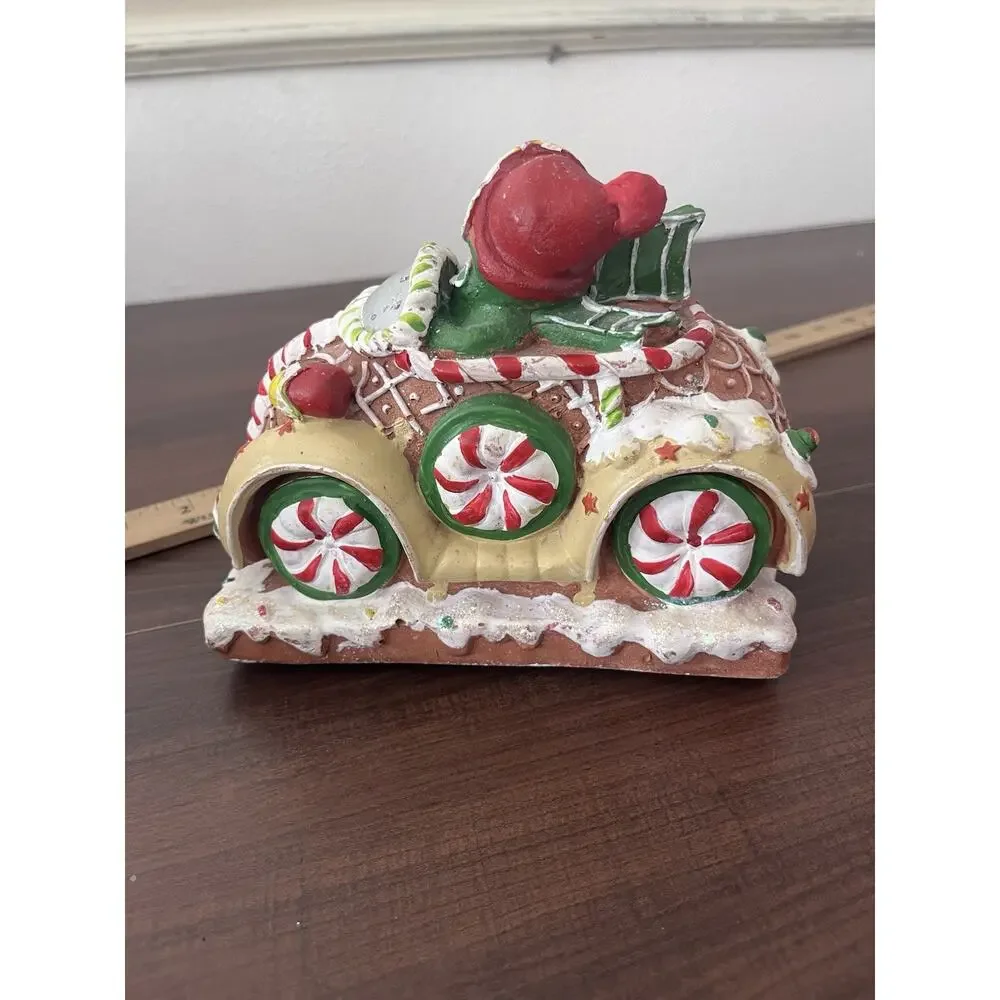 All Hearts Come Home Gingerbread House Fiber Optic Lighted Car Tested Works